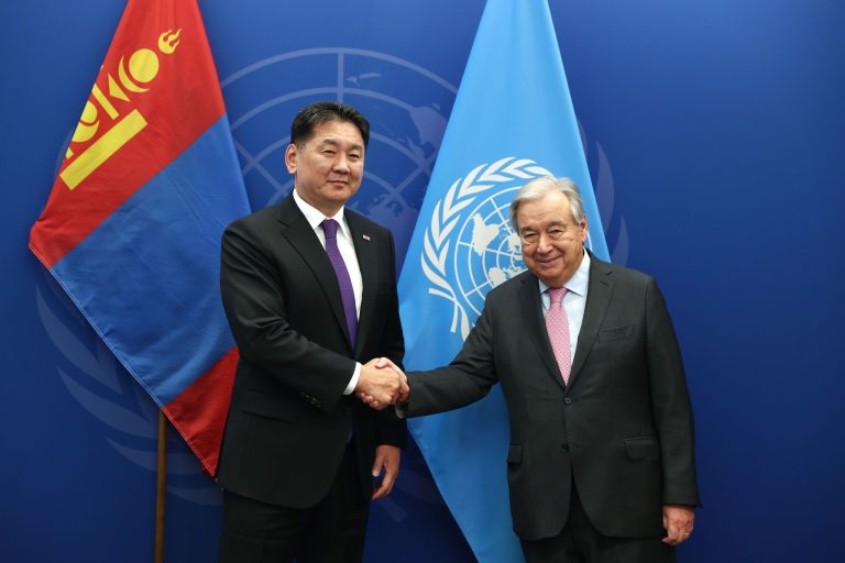 Антонио Гутерреш: НҮБ нь Монгол Улстай хамтын ажиллагаагаа гүнзгийрүүлэх, бэхжүүлэхийн төлөө байгаа