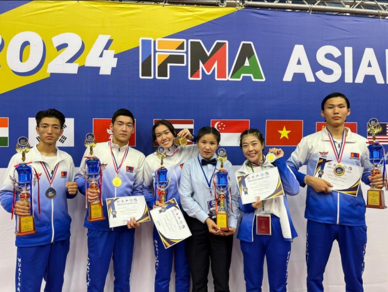 Муай тай боксын Азийн цомын тэмцээнээс 3 алт, 2 мөнгө, 1 хүрэл медаль хүртлээ