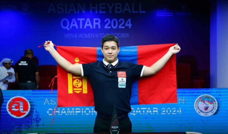 Монгол улсаас бильярдын анхны Ази тивийн аварга төрлөө