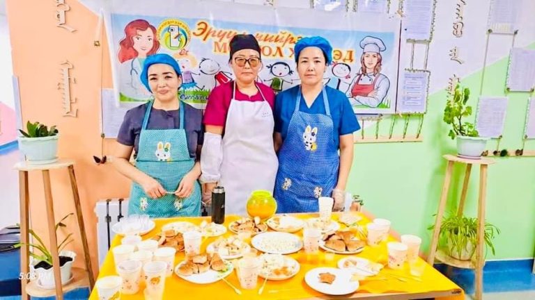 Хэнтий аймгийн Хэрлэн 1-р цэцэрлэг битүү шөл, сүү сүүн бүтээгдэхүүнээр хүүхдүүдийн дархлааг дэмжиж байна