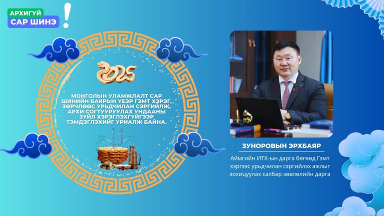 З.Эрхбаяр: “Архигүй сар шинэ” аянд нэгдэхийг уриалж байна