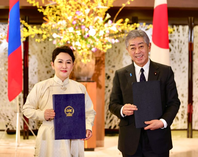 Монгол Улс, Япон Улс хоорондын солилцох ноот бичигт гарын үсэг зурлаа