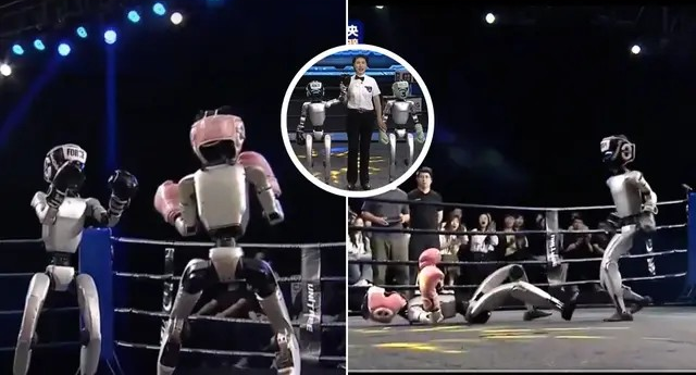 Хятадад роботуудын боксын анхны тэмцээн болжээ