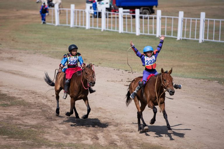 Даншиг наадам: Их насны морьд барианд орлоо