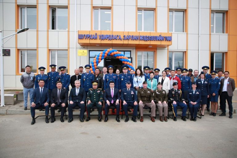 Шуурхай удирдлага, зарлан мэдээллийн төв-119 дүгээр ангийн шинэ байртай боллоо