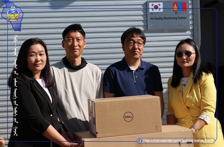 Говь-Алтай аймаг агаарын чанарын үзүүлэлтийг хэмжих автомат станцтай боллоо