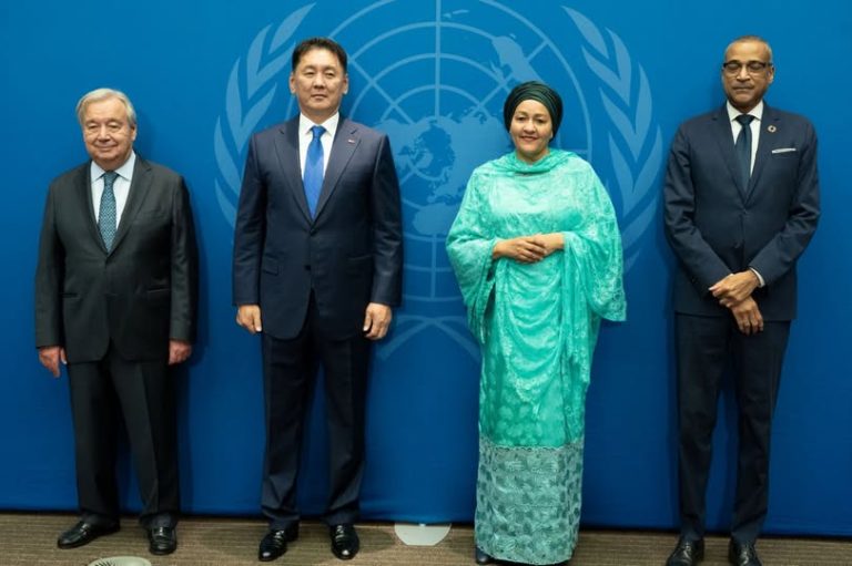 Монгол Улсын Ерөнхийлөгч НҮБ-ын Ерөнхий Ассамблейн 80 дугаар чуулганы Ерөнхий санал шүүмжлэлд оролцож байна