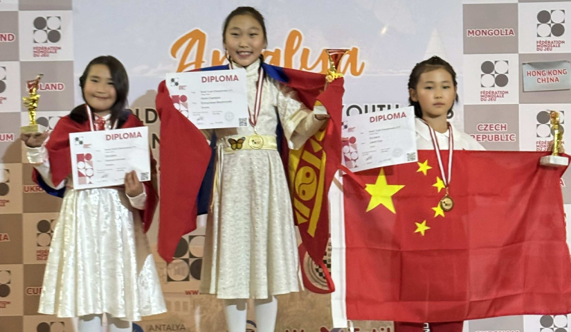 Монголын өсвөрийн даамчид дөрвөн жил дараалан багаараа дэлхийд тэргүүллээ