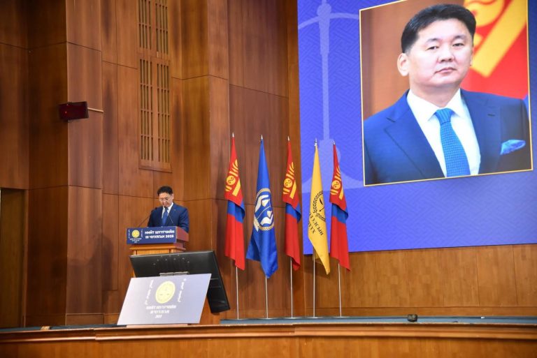 Монгол Улсын Ерөнхийлөгч У.Хүрэлсүх Нийт шүүгчийн III чуулганд үг хэллээ