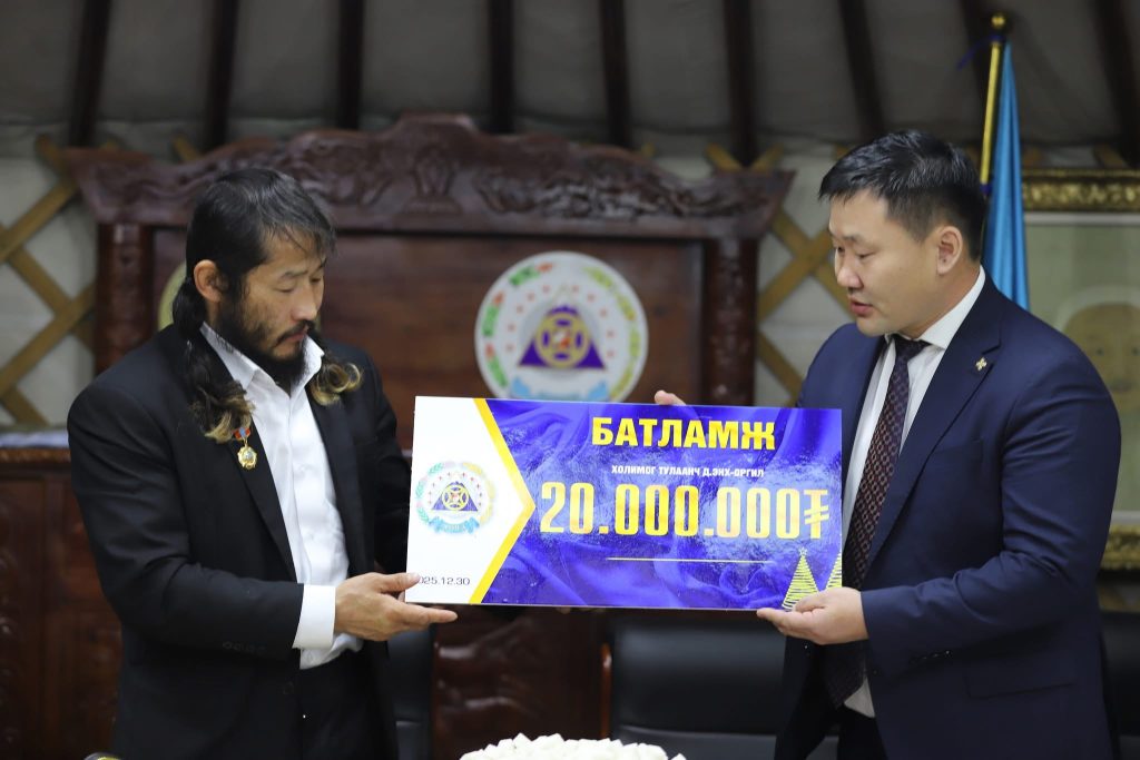 Ховд: МУГТ Б.Энх-Оргилийг 20 сая төгрөгөөр шагналаа