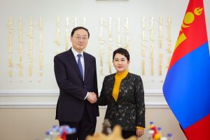 Гадаад харилцааны сайд Б.Батцэцэг БНХАУ-ын Гадаад хэргийн дэд сайдыг хүлээн авч уулзлаа