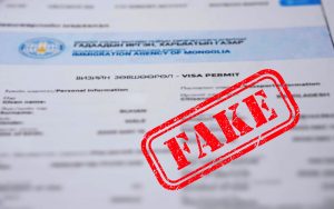 Бангладеш Улсын таван иргэн хуурамч визийн зөвшөөрөл ашиглан манай улсад зорчихыг завджээ